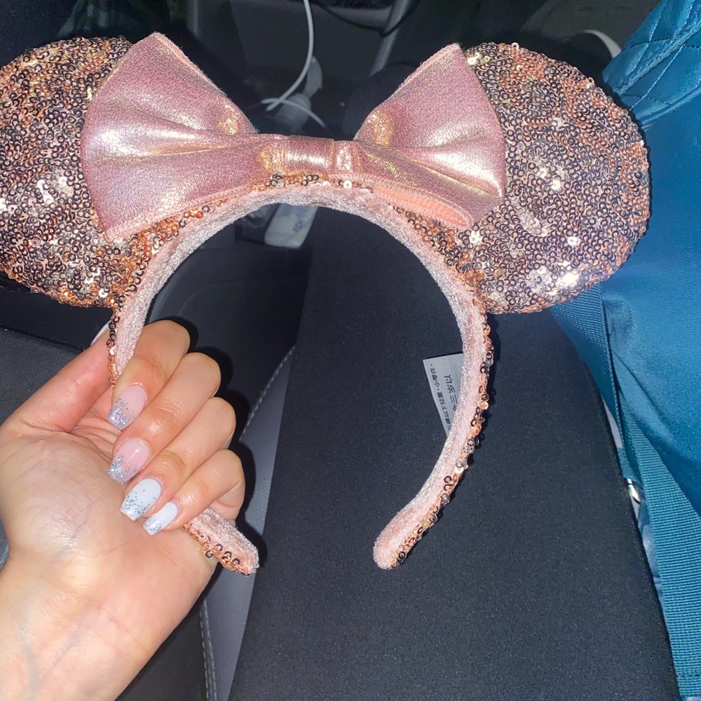 Rose gold Disney ears